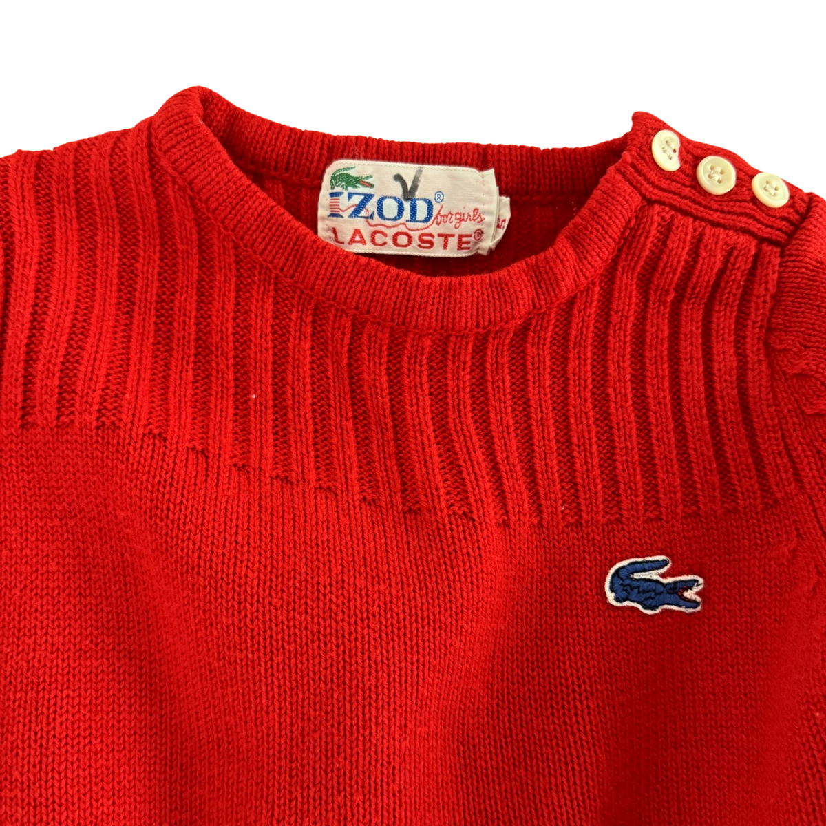 size 4/5 years izod lacoste knit red sweater – Broken Telephone