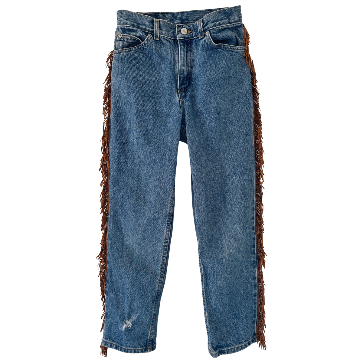 Alchemist fringed bleached jeans | Eraldo.com FR