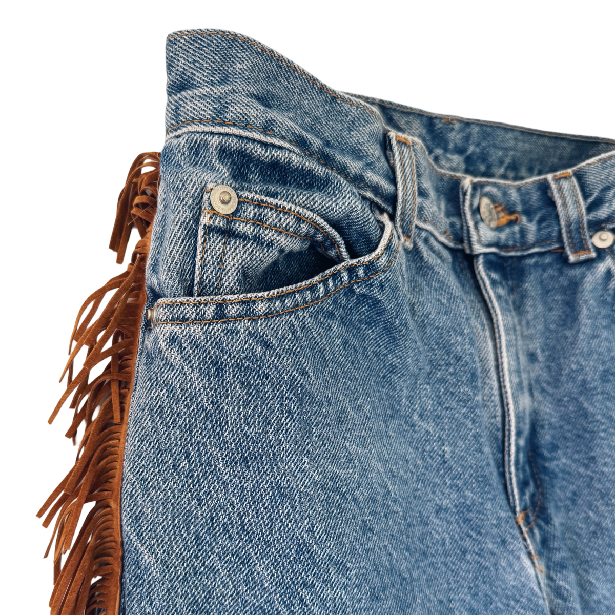 Alchemist fringed bleached jeans | Eraldo.com FR