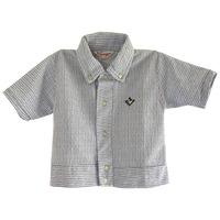 size 4 textured button up shirt