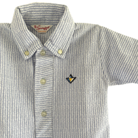 size 4 textured button up shirt