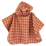 size 3-5 years plaid rain poncho