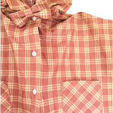 size 3-5 years plaid rain poncho