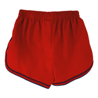 many sizes x red izod lacoste blue piping shorts