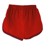 many sizes x red izod lacoste blue piping shorts