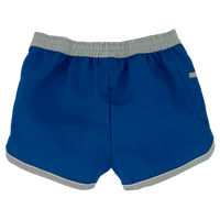 size 8 years cobalt blue with grey trim Donmoor retro shorts