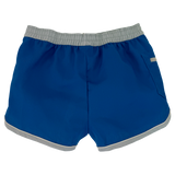 size 8 years cobalt blue with grey trim Donmoor retro shorts