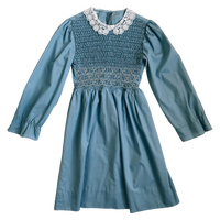 size 10 years crochet collar dress