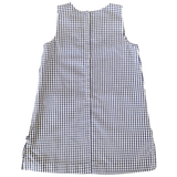 size 3/4 years navy gingham dress