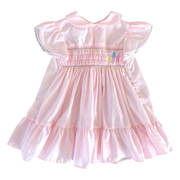 size 1-2 years pink balloon dress