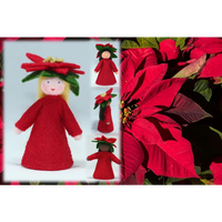 poinsettia fairy doll