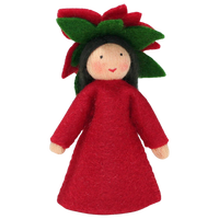 poinsettia fairy doll