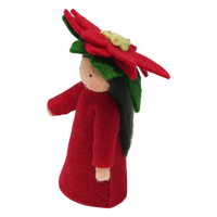 poinsettia fairy doll