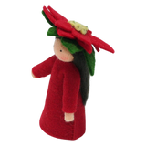 poinsettia fairy doll