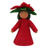 poinsettia fairy doll