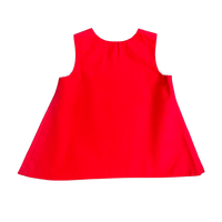 size 12 months little house red dress