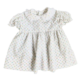 size 12 months rosey buds white dress