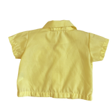 size 6 months yellow 1950's shirt