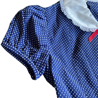 size 6-8 years swiss polka dot dress