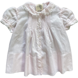 size 6 months baby pink lacy dress