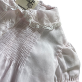 size 6 months baby pink lacy dress