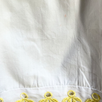 size 12 months yellow embroidery dress