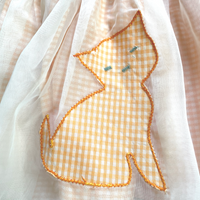 size 2 years gingham kitten dress