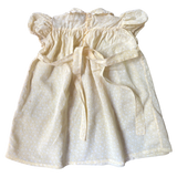 size 18 months creamy yellow puffy sleeve dress