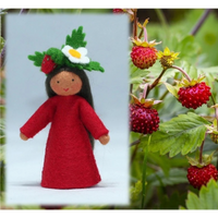 wild strawberry fairy doll