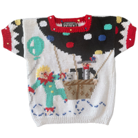 size 6 clowns and balloons sweater